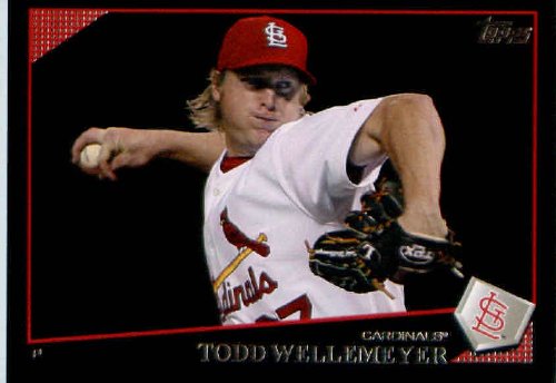 2009 Topps Black Border Baseball Card # 266 Todd Wellemeyer St. Louis Cardinals Mint Condition - Shipped In Protective Screwdown Display Case!