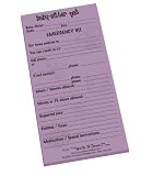 "Babysitter" Magnetic Lined Notepad