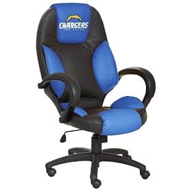 San Diego Chargers Leather Office Chair