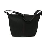 木黒草木染め レディースショルダーバッグ 京Black 楢 86592