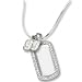 Driver #99 Carl Edwards Sterling Silver Mini Dog Tag