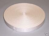 1 Inch 20yds White Nylon Heavy Webbing