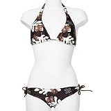 2nd Sky Neckholderbikini, allover/braun - 