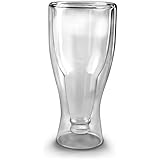 Fred & Friends HOPSIDE DOWN Double-Walled Longneck Beer Glass