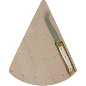 Laguiole Cheese Serving Gift Set: Cheese board and knife by Laguiole