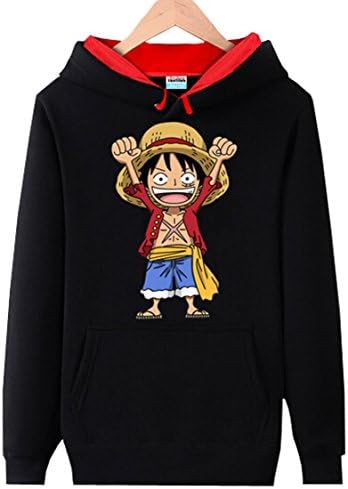 Anime Clothing for One Piece Sweater Luffy Hoodie Hooded Sweater Coat