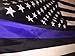 Thin Blue Line American Flag - 3 by 5 Foot Flag with Grommets