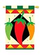 Chili Pepper Flag Indoor/Outdoor 28" x 44"