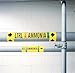 Ammonia Pipe Marker, HTRS, 1 to 2-1/2In