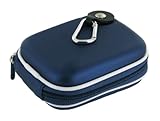 rooCASE (Med EVA Dark Blue) Hard Shell Case with Memory Foam for Olympus T- ....