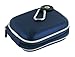 rooCASE (Med EVA Dark Blue) Hard Shell Carrying Case with Memory Foam for Panasonic Lumix DMC-ZS10 Digital Camera