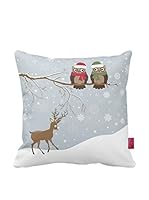 Bottega Tessile Cojín Con Relleno Extraíble (Azul Ártico)