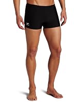 Speedo Men's Race Endurance+ Polyester Solid Square Leg Swimsuit from Speedo