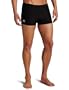 Speedo Men's Race Endurance+ Polyester Solid Square Leg Swimsuit, Black, 38