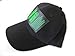 DJ LED Flashing Sound Activated Green Equalizer E-Q Raver Light Up Disco Hat Cap