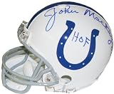 John Mackey signed Baltimore Colts Replica Mini Helmet HOF