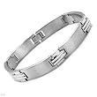 Gentlemens Bracelet Crafted in Stainless steel. Total item weight 41.3g Length 8in