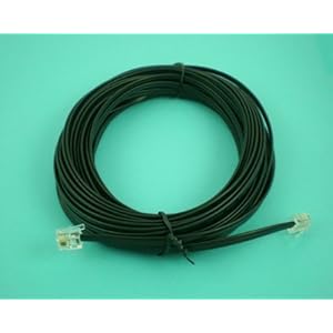 【クリックでお店のこの商品のページへ】モジュラーケーブル6極4芯 15m RJ-11/RJ-12/RJ-14 コネクタ付-523358