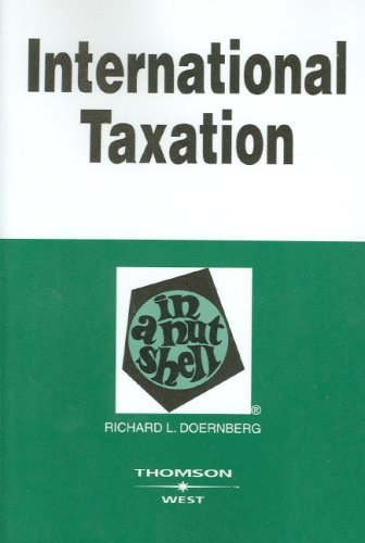international taxation in a nutshell in a nutshell west publishing