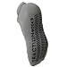 TractionSocks® Non-Slip Organic Cotton Socks - Value Pack of Three Pairs (Medium, Light Grey)