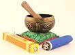 Gorgeous Yoga Meditation Om Peace Singing Bowl / Cushion / Wooden Mallet / Incense / Prayer Flag Set Gorgeous Yoga Meditation Om Peace Singing Bowl / Cushion / Wooden Mallet / Incense / Prayer Flag Set