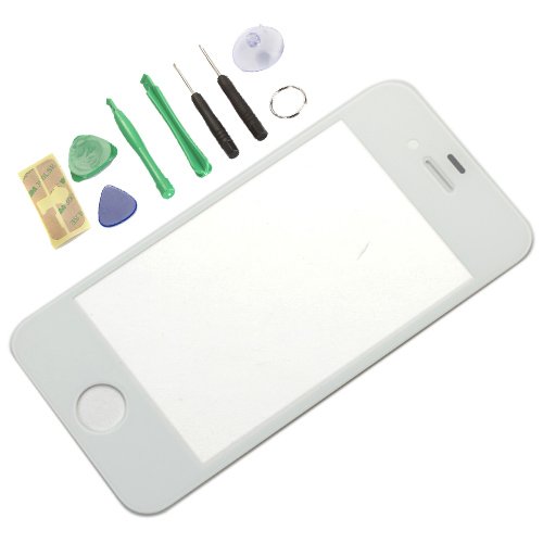 Replacement Front Screen Glass Lens Cover for iPhone 4S White(LCD screen digitizer is not included) Replacement Front Screen Glass Lens Cover for iPhone 4S White(LCD screen digitizer is not included)