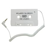 Merkury Innovations Cassette Adapter for MP3 Players (White)