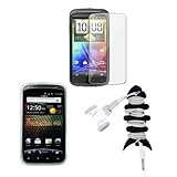 Premium Clear TPU skin case with Clear Crystal Screen Protector and Free Fi ....