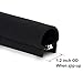 Cable Management Sleeve[4 Pack]，Motoraux Cord Management System for TV / Computer/home ,20 inch Electrical Flexible wire wire hider Sleeve Wrap Cover tube Cord Organizer