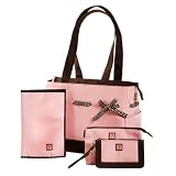 JP Lizzy Strawberry Truffle Tote Diaper Bag Set