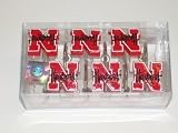 NCAA Nebraska Cornhuskers Shower Curtain Hook Set