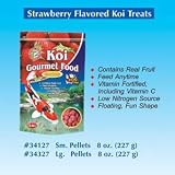 Imperial Garden Products OSI Koi Gourmet Food Treat Gourmet Strawberry Flavored Small 8oz