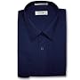 Men's NAVY BLUE Dress Shirt w/ Convertible Cuffs