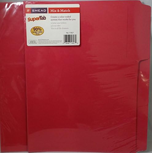 Smead SuperTab Oversized Tab File Folders