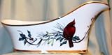 Winter Greetings Cardinal Fine China Wine Bottle Caddy By Lenox