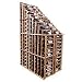 Designer Wine Rack Kit - 270 Bottle Tiered Down Waterfall Rack (Redwood Dark Walnut