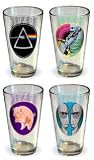 Pink Floyd Collector’s Series Pint Glass Set (Set of 4 Pub Glasses)