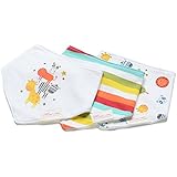 Andi Rose Drool Bibs |3-Pack Super Absorbent Cotton|Unisex Baby Gift