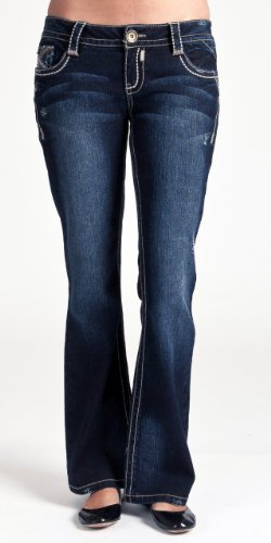 Wallflower Vintage Legendary Bootcut in Blue Buffalo Wash Wallflower Vintage Legendary Bootcut in Blue Buffalo Wash