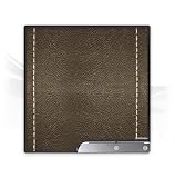 Design Skins for Sony Playstation 3 Slim - Brown Leather Design Folie