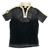 Produkt-Bild: Pure Trash Polo-Shirt "Vintage" grau-gelb S-XXL
