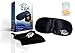 Urban Zen Ultra Comfortable Face Contoured Model Sleeping Mask with Ear Plugs and Travel Pouch, Black