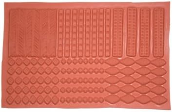 Barbara McGuire Designer Texture Stamp Diamond Texture Mat - 3.5 x 5.5" - 1 pc.