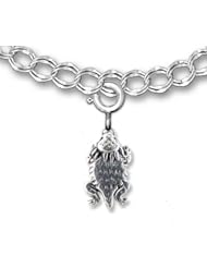 Sterling Silver Horned Toad Charm for Charm Bracelet by The Magic Zoo