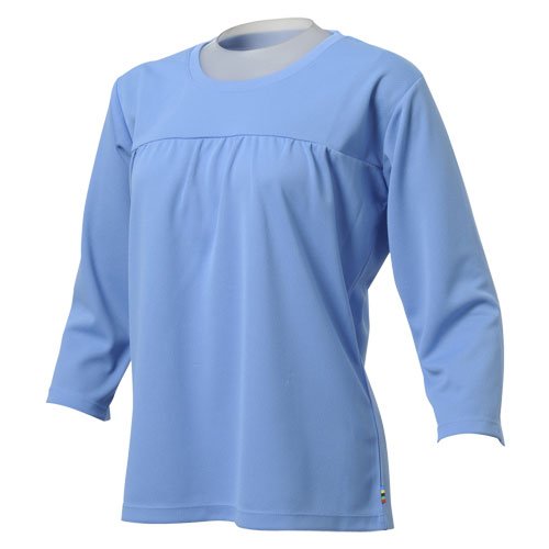 Sports Authority 【レディース】【ドライ】【UVカット】ベーシック七分袖Tシャツ　ライトブルー