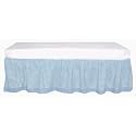 Tadpoles Classic Gingham Crib Skirt - Blue