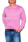 Polo Ralph Lauren Mens Italy Fine Luxury Cotton Crew Neck Sweater Pink
