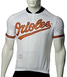 MLB Baltimore Orioles Men's Cycling Jersey, White, X-Large