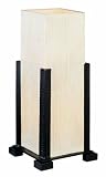Eurofase 14609-015 Melba 1-Light Table Lamp, Dark Bronze/Ivory