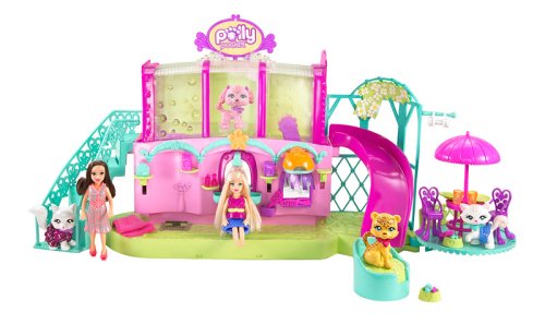 Childrens Toyshop  Toys : Polly Pocket Sparklin Pets Salon
